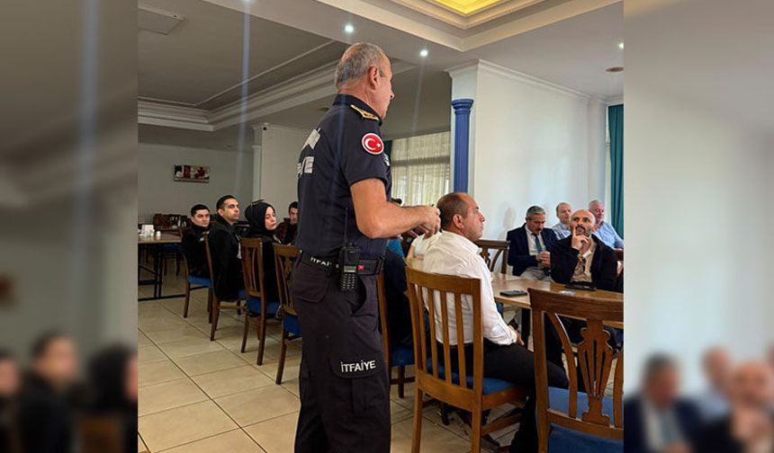 Aydın Adliyesi personeline acil durum eğitimi