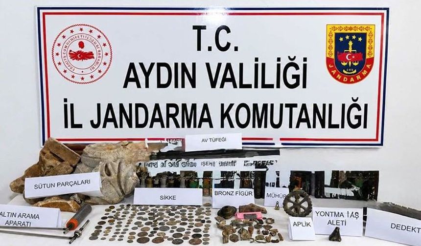 Aydın’da tarihi eser operasyonu