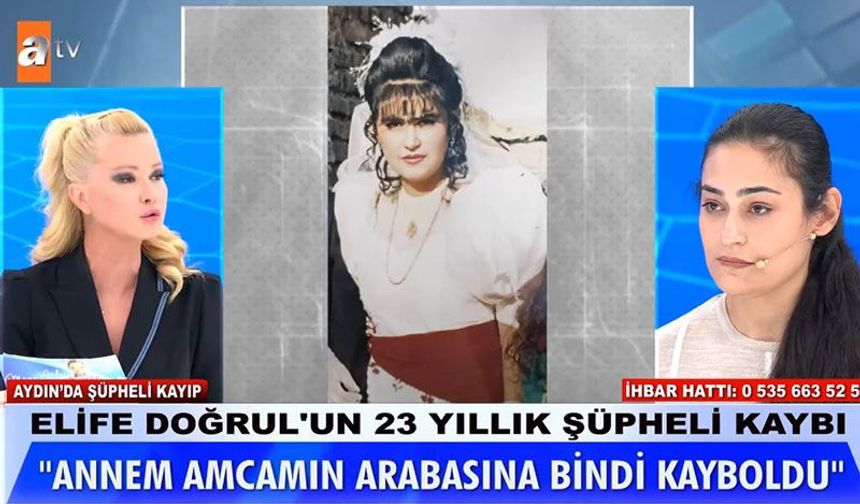 Aydın’da 23 yıllık sır: Kayıp annesi için amcasını suçladı