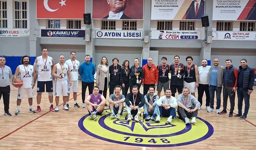 Aydın'da kamu çalışanları basketbol turnuvasında buluştu