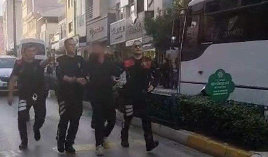 Eski kayınpederinin iş yerini basan kişi tutuklandı