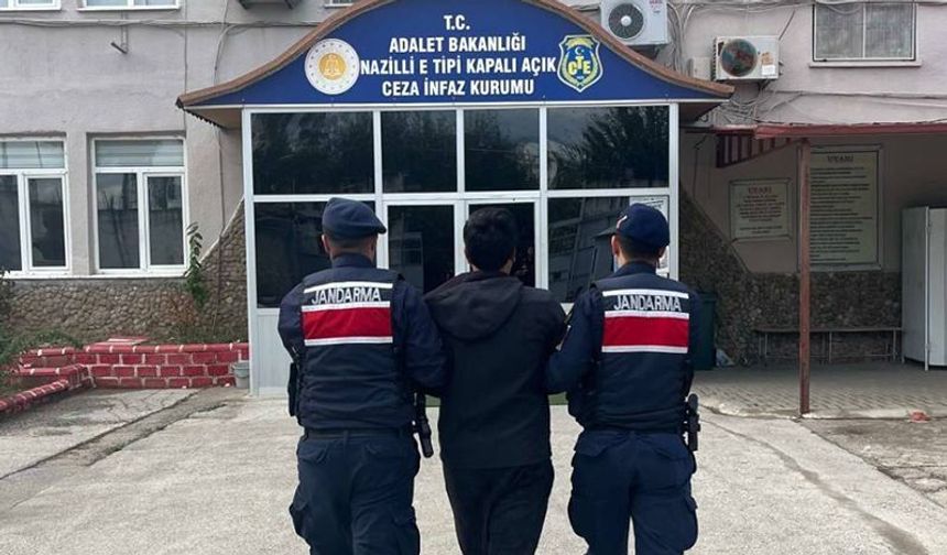 Nazilli’de 15 yıl hapis cezasıyla aranan hükümlü yakalandı