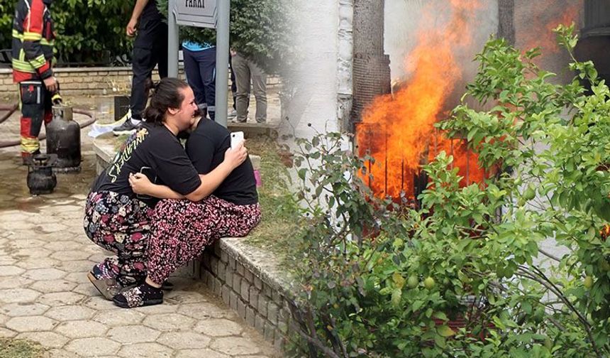 Evi yanan aile için destek çağrısı