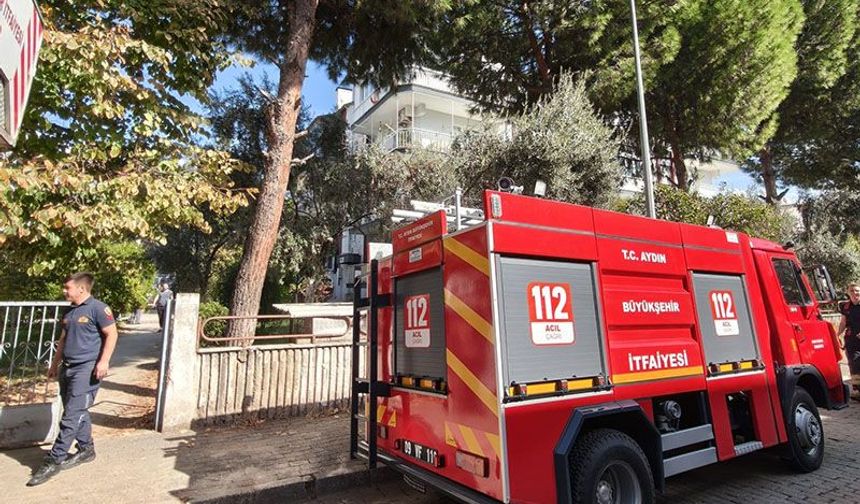 Aydın’da korkutan yangın